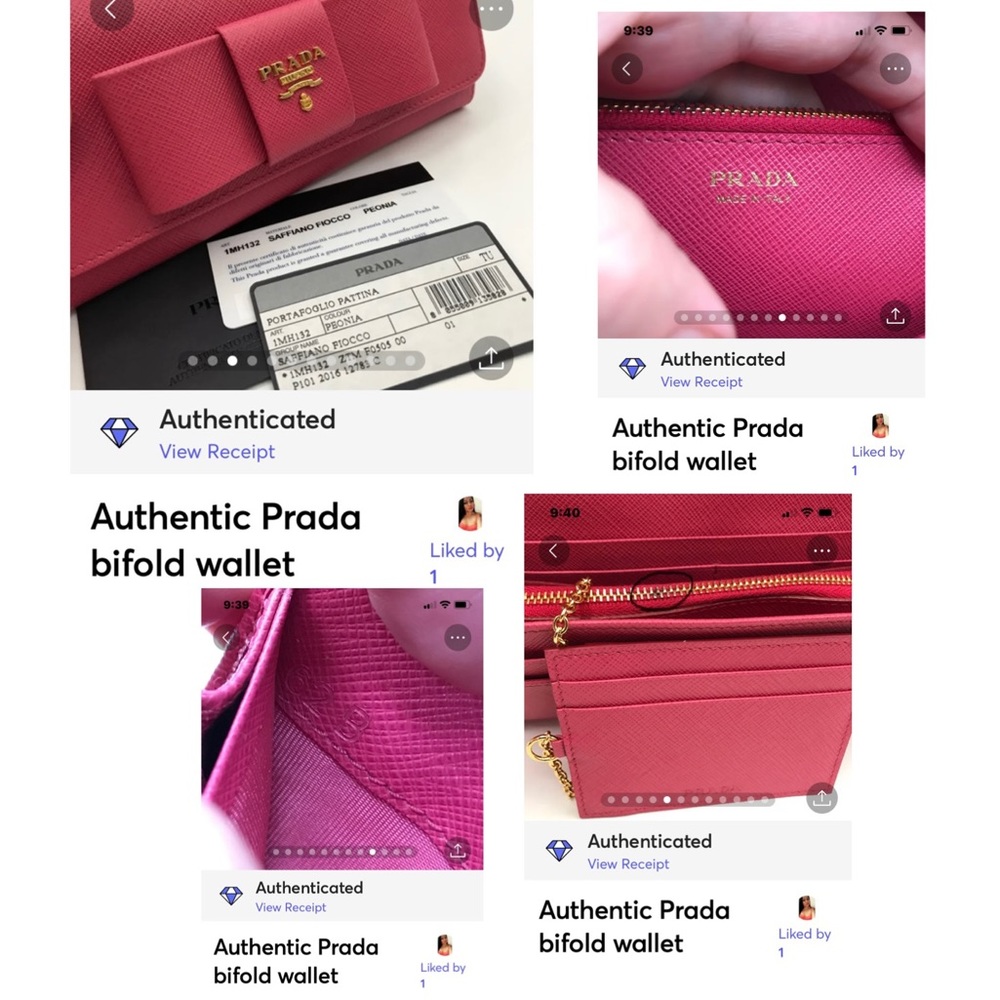 Authentic Prada Saffiano Ribbon Wallet - Picture 13 of 13